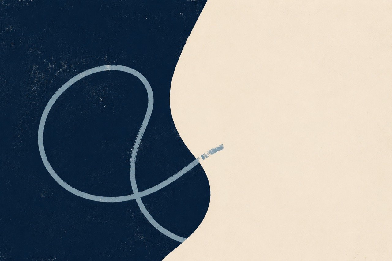 The 10-Minute Environment Audit for Skin Picking & Hair Pulling 1 Abstract looping blue line crossing a curved boundary